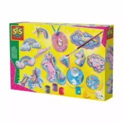 SES CREATIVE® Gieß-Set "Einhörner Gießen Und Anmalen", Mit Glitter MEHRFARBIG