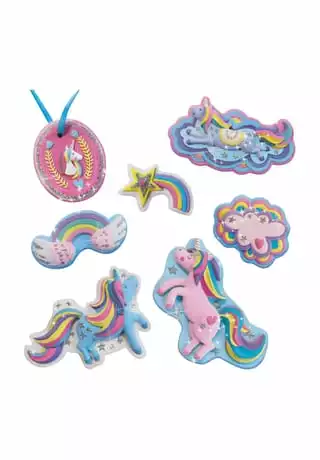 SES CREATIVE® Gieß-Set "Einhörner Gießen Und Anmalen", Mit Glitter MEHRFARBIG – Bild 2