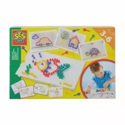 SES CREATIVE® Mosaikbrett "Ich Lerne Mosaike" MEHRFARBIG