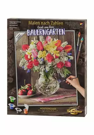 Schipper Malen Nach Zahlen "Gruß Aus Dem Bauerngarten" BUNT