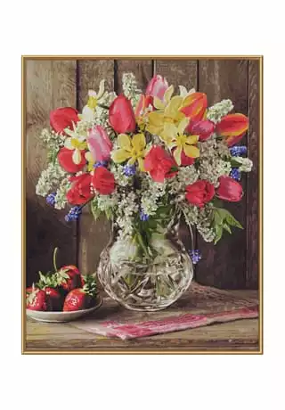 Schipper Malen Nach Zahlen "Gruß Aus Dem Bauerngarten" BUNT – Bild 2