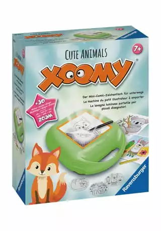 Ravensburger Xoomy Midi Zeichentisch "Cute Animals" GRÜN