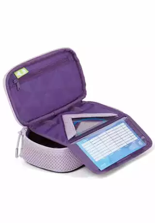 Satch Schlamperbox "Sakura Meshy" Lavender – Bild 2