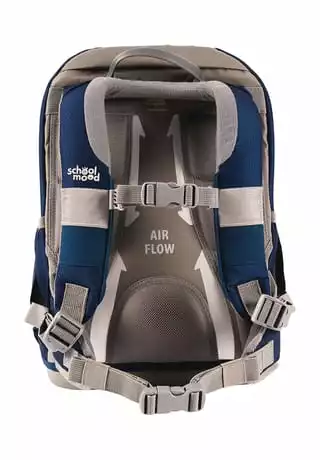 School Mood Schulranzenset Loop Air+ Paul Blau/ Silber – Bild 6