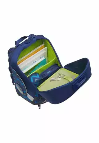 Ergobag Schulranzen-Set Wide "FallrückziehBär", 5-teilig Blau/ Hellblau – Bild 5