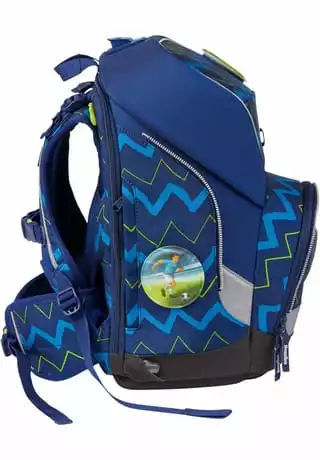 Ergobag Schulranzen-Set Wide "FallrückziehBär", 5-teilig Blau/ Hellblau – Bild 6