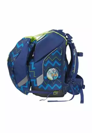 Ergobag Schulranzen-Set Wide "FallrückziehBär", 5-teilig Blau/ Hellblau – Bild 8