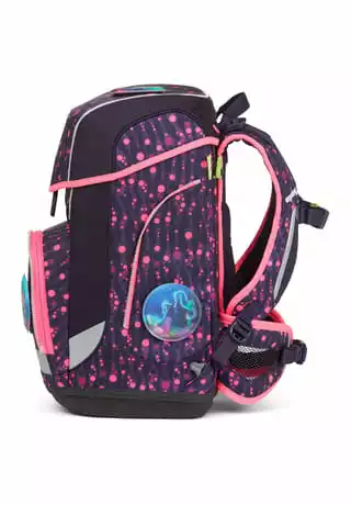 Ergobag Cubo Light "Bärmuda Viereck" Schulranzen Set Lila/ Pink – Bild 3