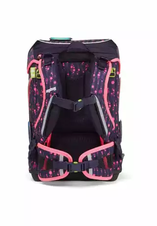Ergobag Cubo Light "Bärmuda Viereck" Schulranzen Set Lila/ Pink – Bild 5