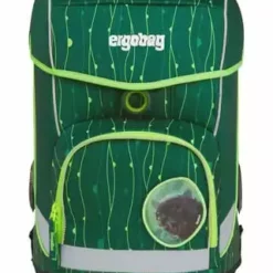 Ergobag Cubo Light Schulranzen-Set "RambazamBär", 5-tlg. Grün