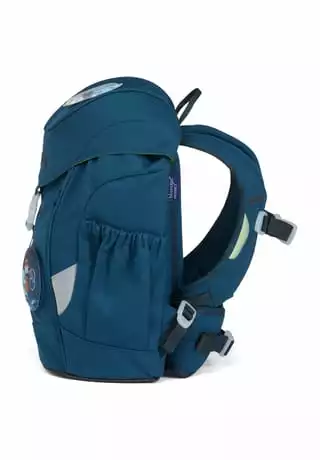 Ergobag Kinderrucksack "RobotBär", Inkl. 2 Kletties Jeansblau – Bild 3
