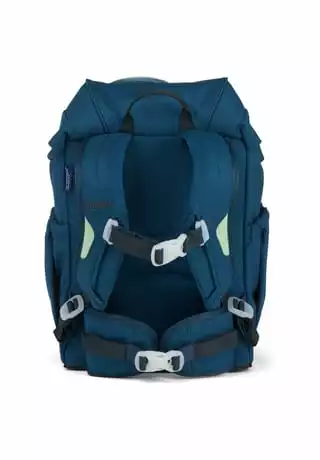 Ergobag Kinderrucksack "RobotBär", Inkl. 2 Kletties Jeansblau – Bild 4