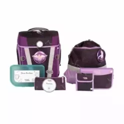School Mood Schulranzenset Hero Air+ Stella Lila/ Silber