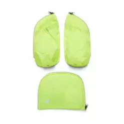 Ergobag Seitentaschen Zip-Set "Fluo LED", 3-teilig, Neonfarben Gelb