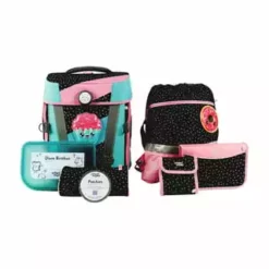 School Mood Schulranzenset Hero Air+ Ida Blau/ Rosa/ Schwarz