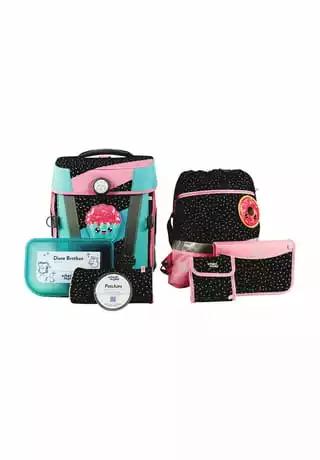 School Mood Schulranzenset Hero Air+ Ida Blau/ Rosa/ Schwarz