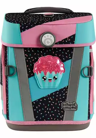 School Mood Schulranzenset Hero Air+ Ida Blau/ Rosa/ Schwarz – Bild 2