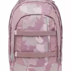 Satch Schulrucksack "Heartbreaker", Camouflage, 30 L Rosa