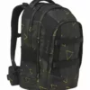 Satch Schulrucksack "pack Geo Storm", Erweisbares Volumen, Für Kinder Schwarz/ Grün
