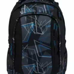 Satch Schulrucksack "sleek Deep Dimension", Für Kinder Schwarz/ Grau/ Blau