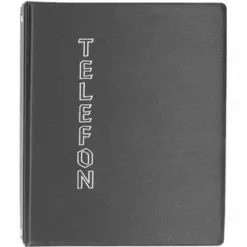 Müboplast® Telefon-Ringbuch "Luna" Anthrazit