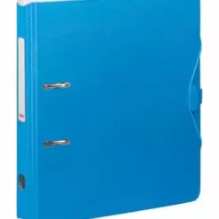 BRUNNEN Ordner "Wave", DIN A4, Mit Stifteschlaufe AZUR