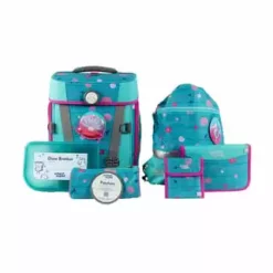 School Mood Schulranzenset Hero Air+ Lilly, Für Kinder Türkis/ Pink