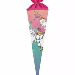 Nestler Schultüte "Pummel-Einhorn & Friends", 70 Cm Mehrfarbig