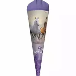 ROTH Schultüte "Wildpferde", Filzverschluss MEHRFARBIG