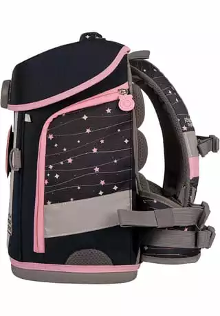 School Mood Schulranzenset Hero Air+ Ella, Für Kinder Rosa/ Schwarz – Bild 5