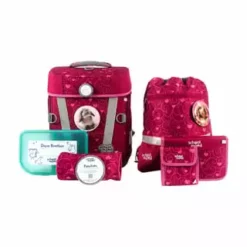 School Mood Schulranzenset Hero Air+ Hannah Pink/ Silber