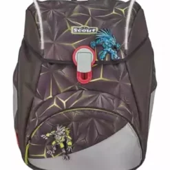 Scout® Schulranzen-Set Alpha "Safety Light - Dark Beast", 5-teilig Beast