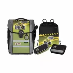 McNeill® Ergo McAir Schulranzen-Set 4tlg. Bulldozer