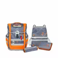McNeill® Ergo Complete DIN Schulranzen-Set 5tlg. Fire