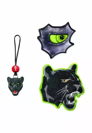 Step By Step® Schulrucksack Zubehör, 3-teiliger Set, Für Kinder Schwarz