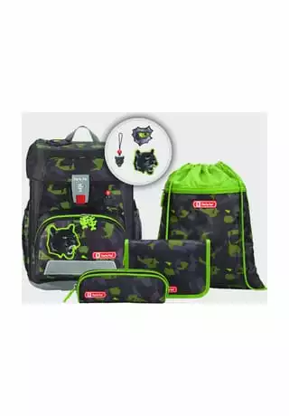 Step By Step® Schulranzenset Cloud Black Cat, Für Jungen Und Mädchen Black Cat