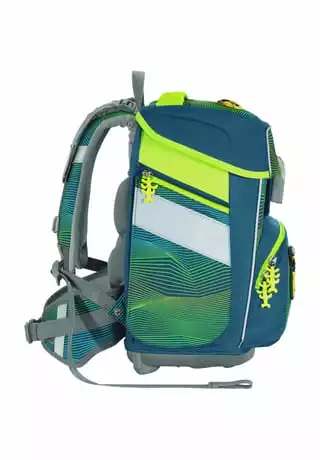 Step By Step® Schulranzen-Set Space "Power Robot", 5-teilig Blau/ Grün – Bild 3