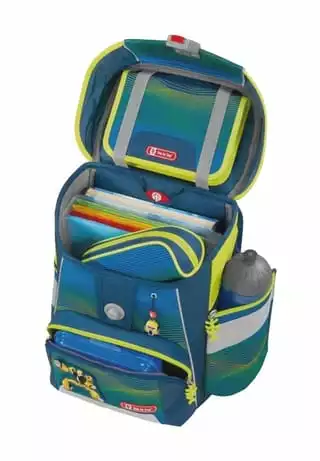 Step By Step® Schulranzen-Set Space "Power Robot", 5-teilig Blau/ Grün – Bild 6