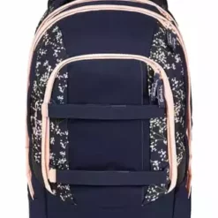 Satch Schulrucksack "pack Bloomy Breeze", Floral, Für Kinder Blau/ Rosa