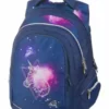 SCHNEIDERS Schulrucksack Walker "Out Of Space", Einhornmotiv DARK BLUE