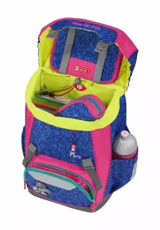 Step By Step® Schulranzen-Set Giant "Happy Dolphins", 5-teilig Blau, Pink – Bild 5