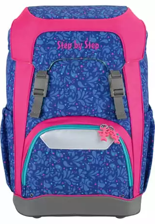 Step By Step® Schulranzen-Set Giant "Happy Dolphins", 5-teilig Blau, Pink – Bild 8