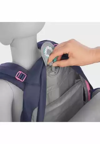 Coocazoo Rucksack MATE, Reflective Moons Lila – Bild 7