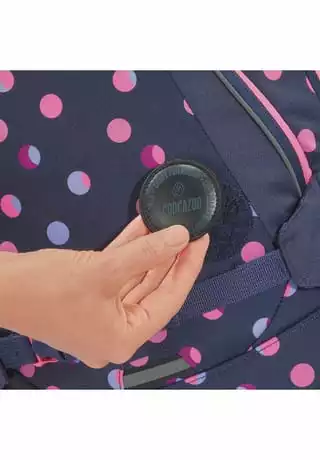 Coocazoo Rucksack MATE, Reflective Moons Lila – Bild 9