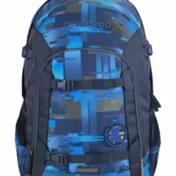 Coocazoo Rucksack "Deep Matrix" Blau/ Grau