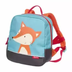 Sigikid® Rucksack "Fun Forest", Print, Gepolsterte Schultergurte, Für Kinder Blau/ Orange