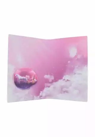 Ergobag Blinkie-Klettie "Märchenkutsche" Mit LEDs, 13 Cm, Für Mädchen Pink/ Lila – Bild 4