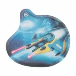 Ergobag Blinkie-Klettie "Weltraumflitzer", Mit LEDs Blau