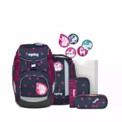 Ergobag Pack Schulranzen Set 6tlg. Inkl. Klettie-Set Schubi Dubär
