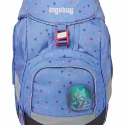 Ergobag Schulranzen-Set Pack "Bärzaubernd", 6-teilig Hellblau/ Mehrfarbig